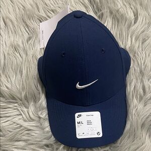 Nike Dark Blue Cap with White Logo